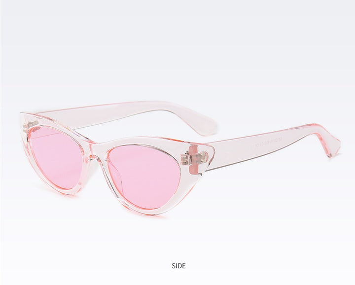 Cat-Eye Frame Sunglasses with Enhanced UV Protection Bowlift