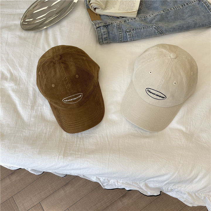 Women's Casual Corduroy Baseball Cap Bowlift