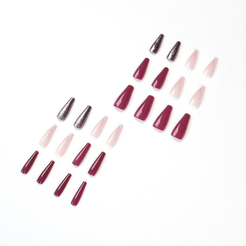 Artful Nail Extensions with Glamorous Glitter Effects Bowlift