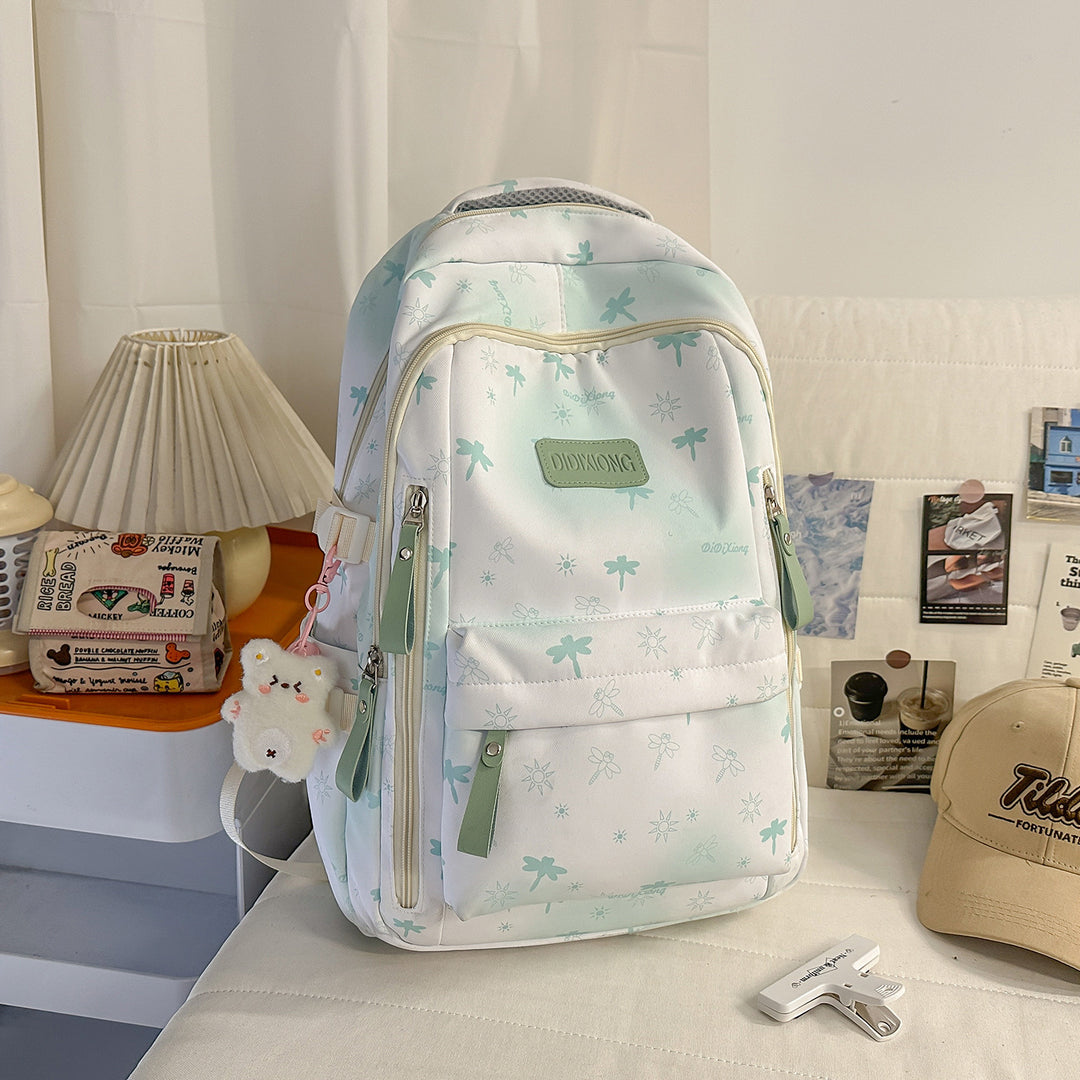Stylish Floral Patterned Backpack