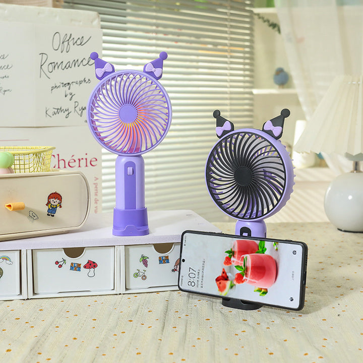 Portable Mini Hand Fan with Playful Design Bowlift