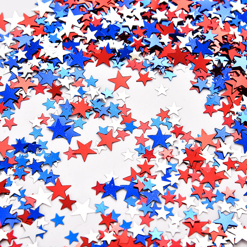 Unisex nan decorative star confetti made of high-quality metallic foil in mixed shapes and sizes Bowlift