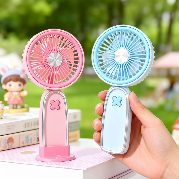 Ladies Portable Mini Fan with Ergonomic Design Bowlift