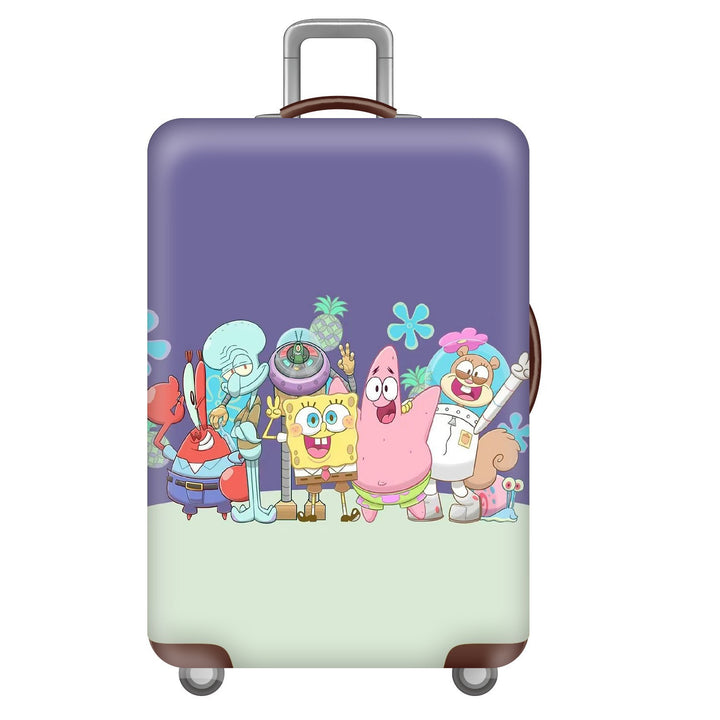 Unisex hard shell suitcase with colorful cartoon design Bowlift
