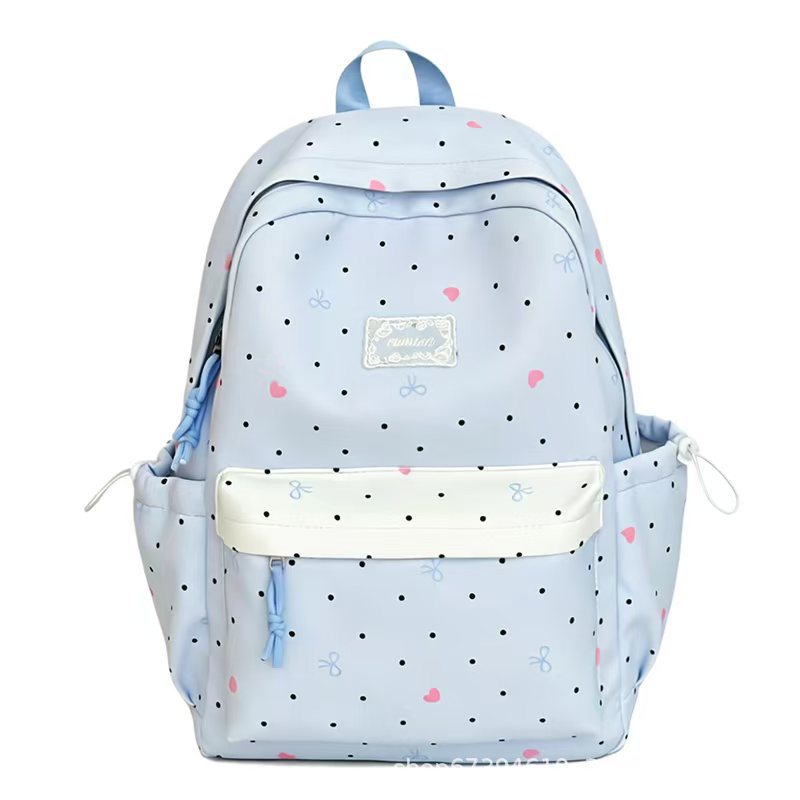 Decorative Polka Dot Backpack Bowlift