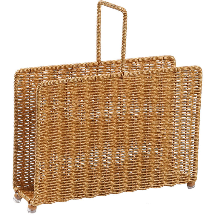 Spacious Woven Magazine Holder Bowlift