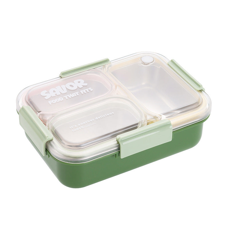 Dual-Compartment Food Storage Container