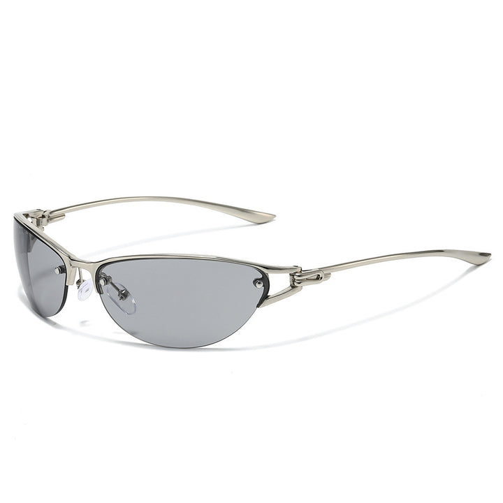 Contemporary Chic Shield Sunglasses Bowlift