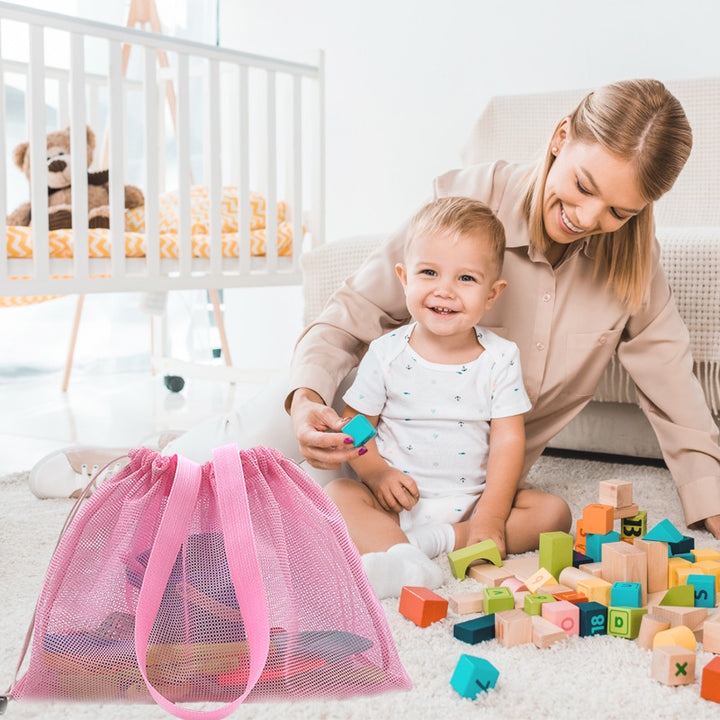 Practical mesh tote bag with drawstring Bowlift
