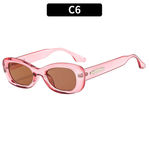 Vintage-Inspired Retro Oval Sunglasses
