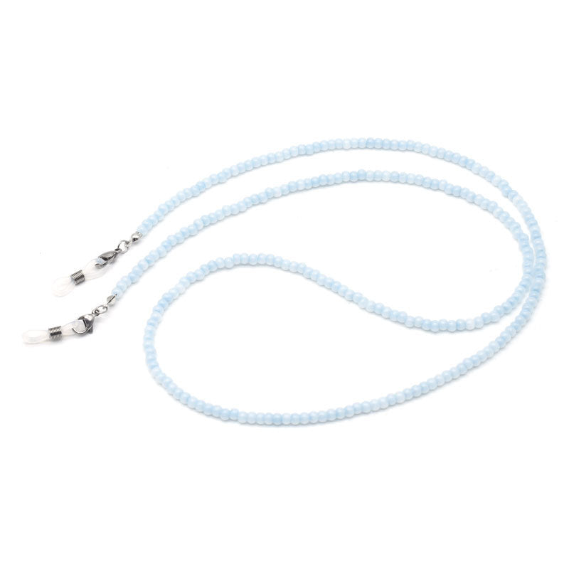 Elegant Beaded Eyewear Retainer Chain Bowlift