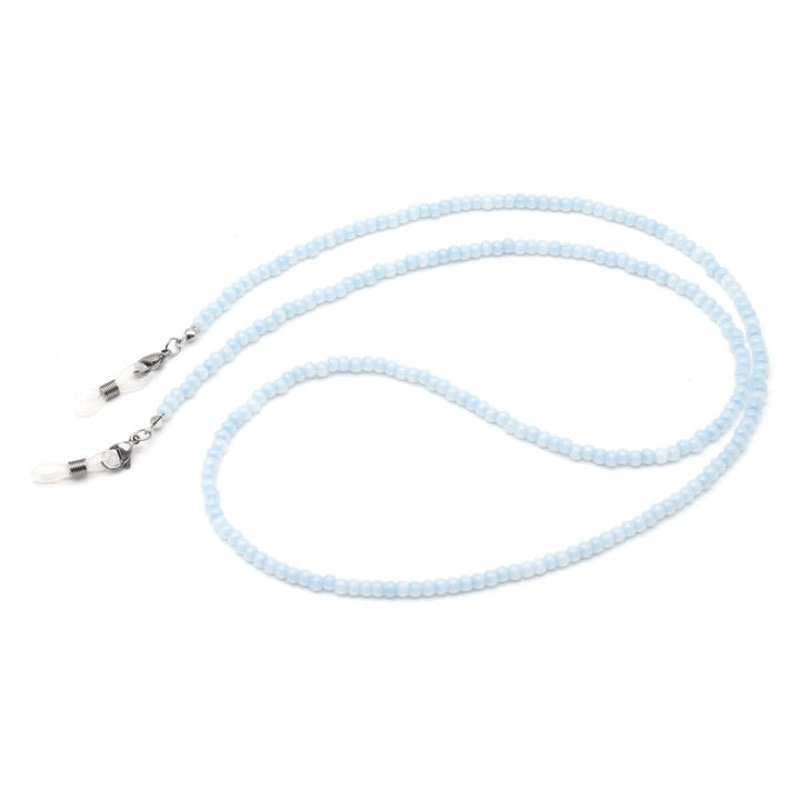 Elegant Beaded Eyewear Retainer Chain Bowlift