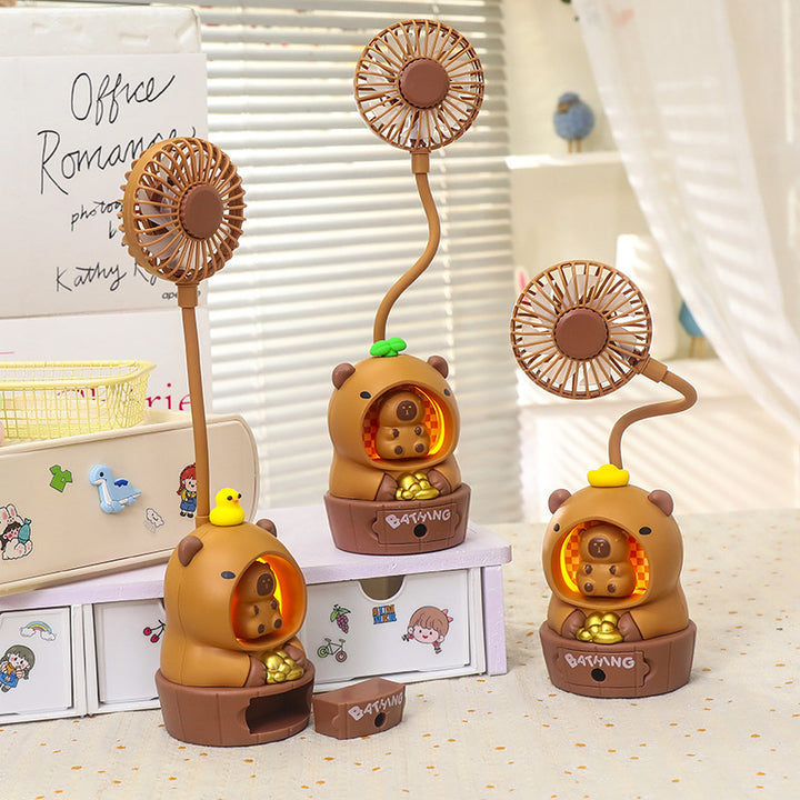 Women cute mini table fan with animal design Bowlift
