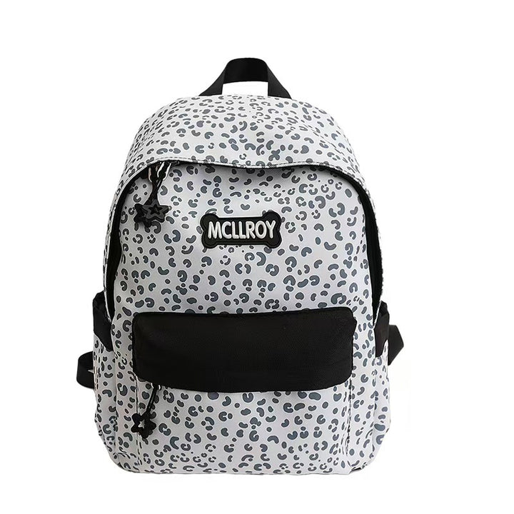 Stylish Leopard Print Backpack Bowlift