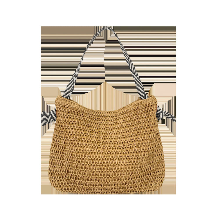 Hand-ven Straw Hobo Bag Bowlift