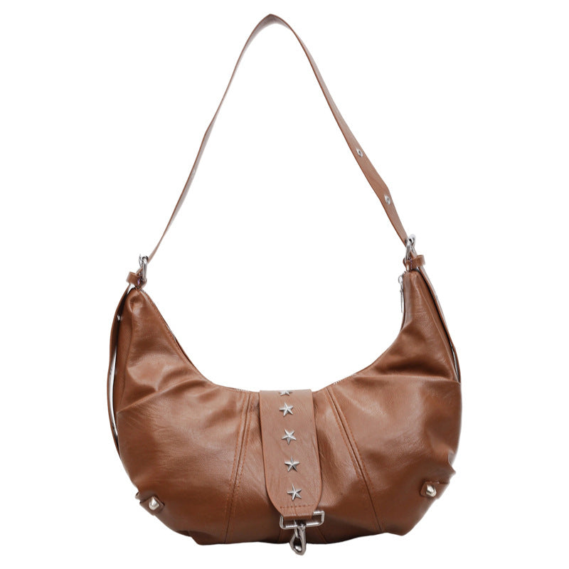 WoChic Leather Hobo Bag Bowlift