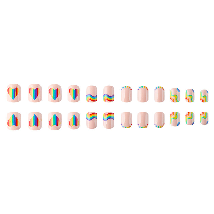 Artistic Rainbow Nail Art Set Bowlift