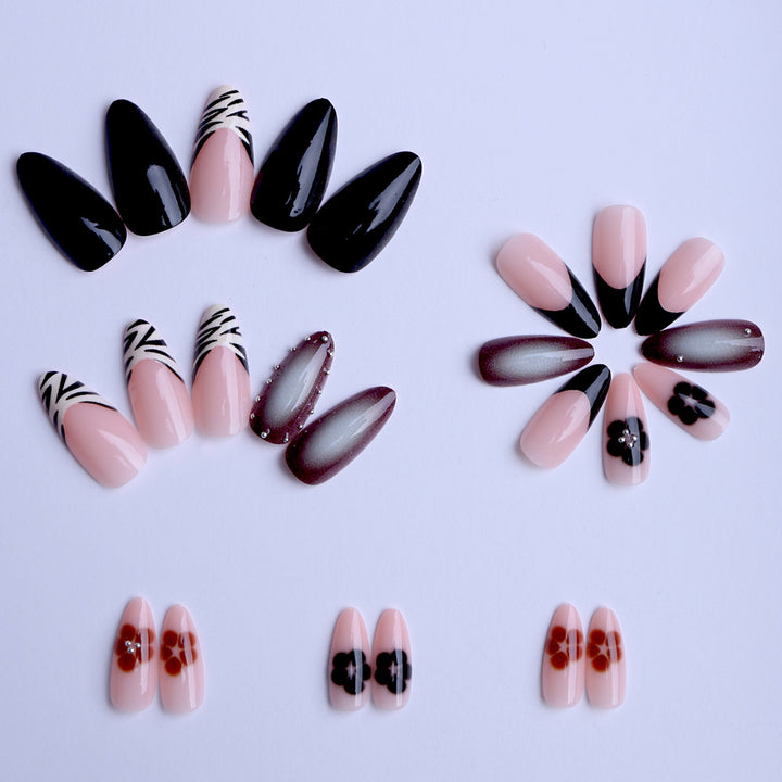 Artificial nails in modern graphic design Bowlift