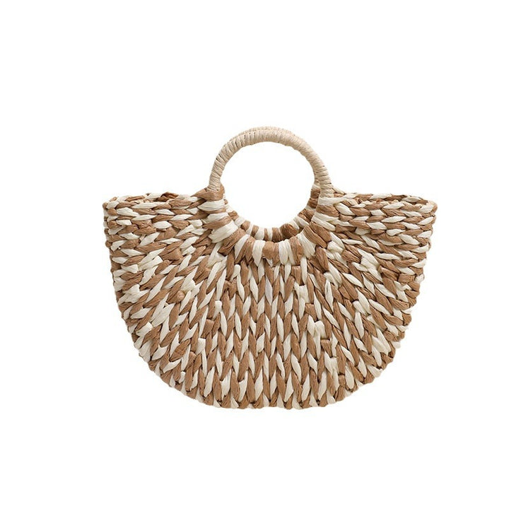Braided basket bag with unique design Bowlift