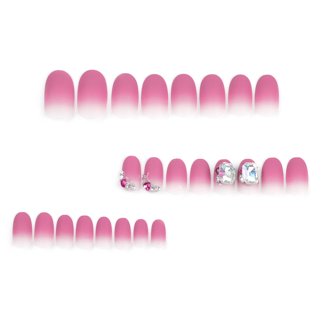 Creative Nail Art with Noble Rhinestone Accents Bowlift