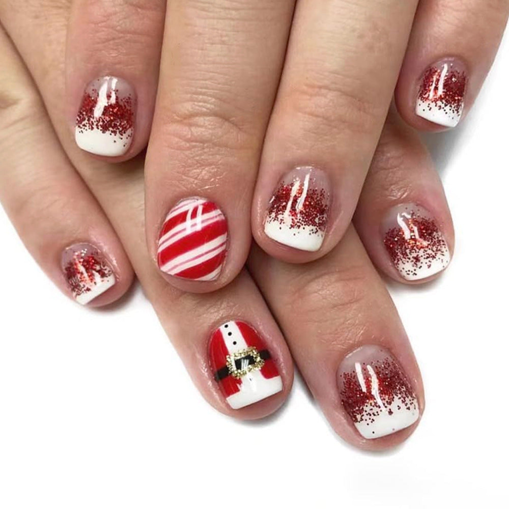 Festive Holiday Themed Nail Art Set Bowlift