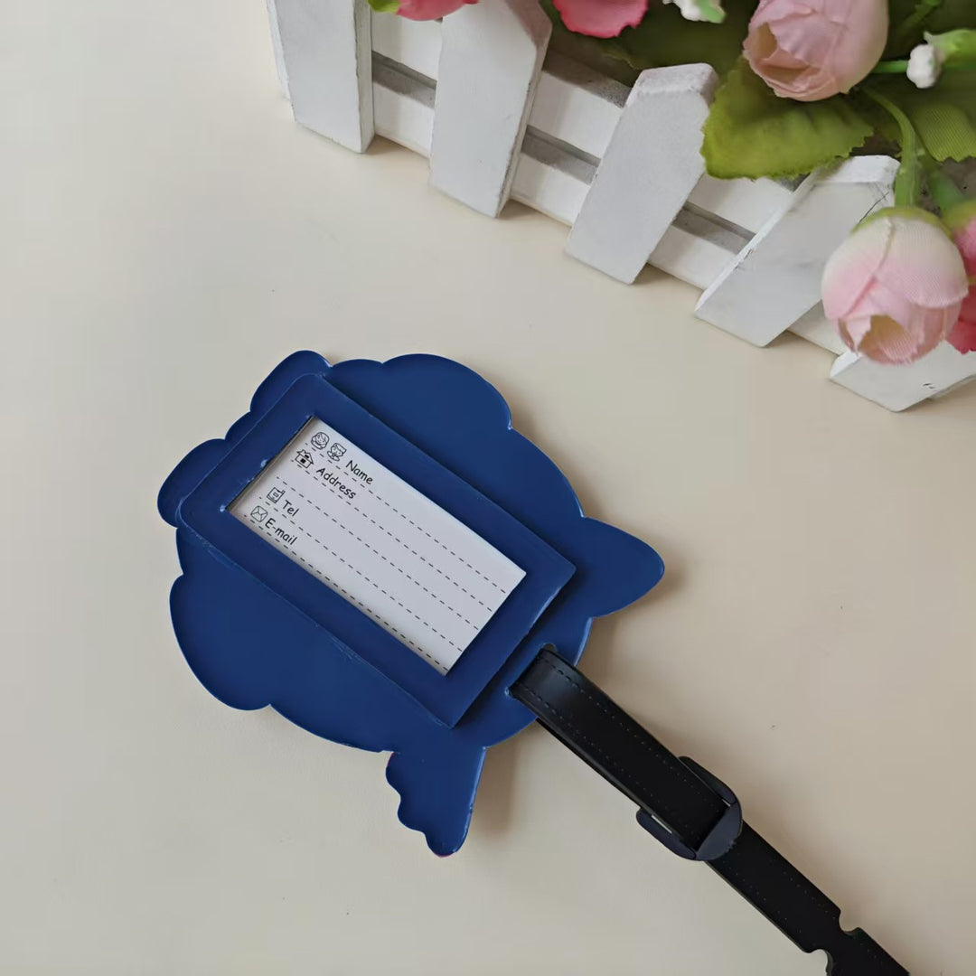 Unisex Luggage Tag with Eye-Catching Safety Message Bowlift