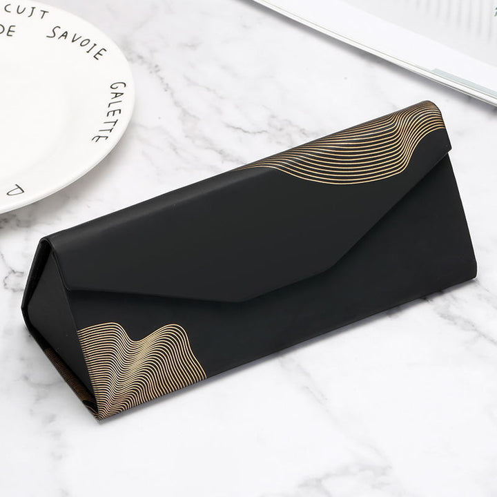 Protective Folding Hard-shell Triangular Eyewear Case Bowlift