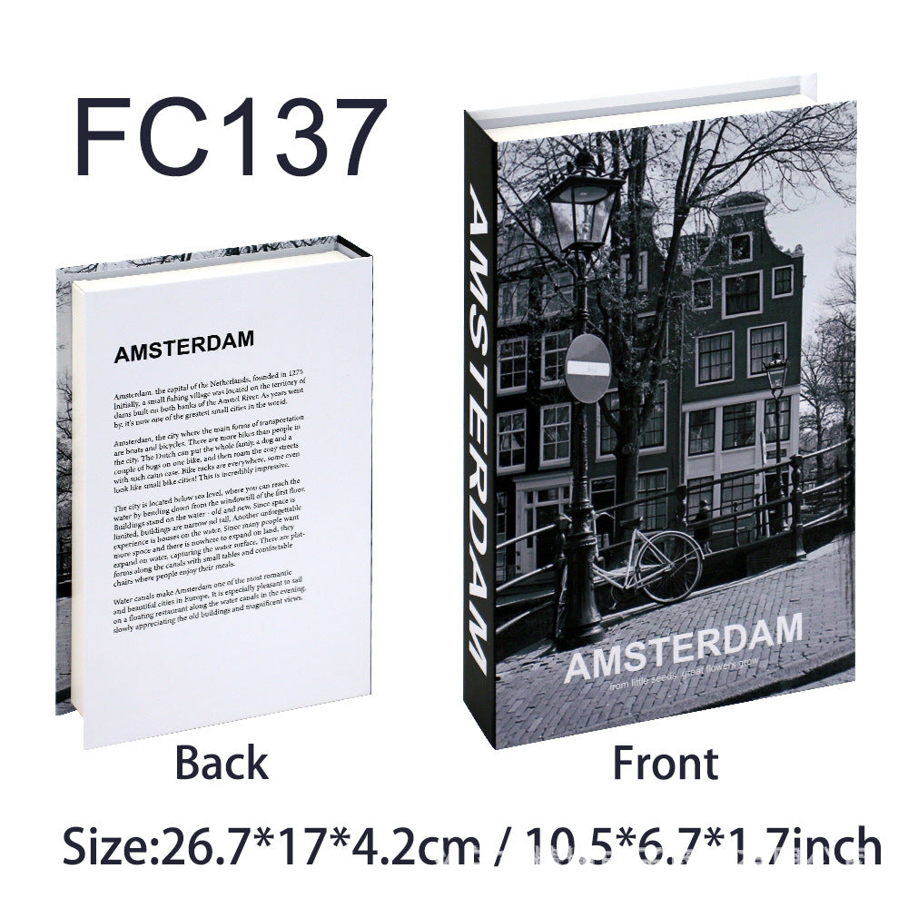 Decorative Hardcover Hidden Storage Book Safe Bowlift