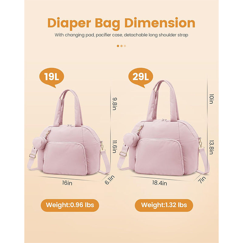 Multifunctional Tote Bag with Removable Shoulder Straps and Organizer Bowlift