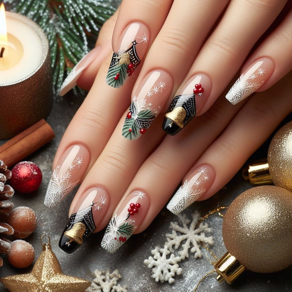 Decorative artificial nail set Bowlift