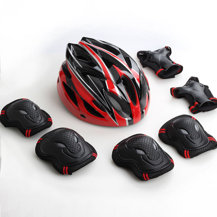 Children's Cycling Safety Helmet and Protective Gear Set Bowlift