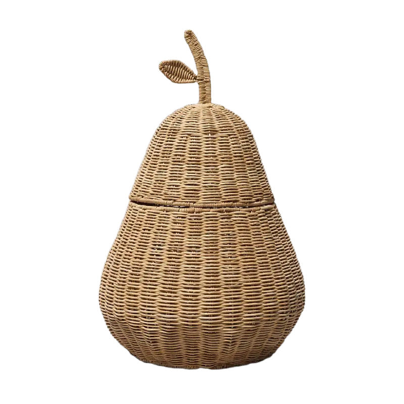 Playful decorative basket in pear shape Bowlift