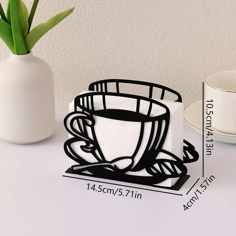 Elegant napkin holder made of metal Bowlift