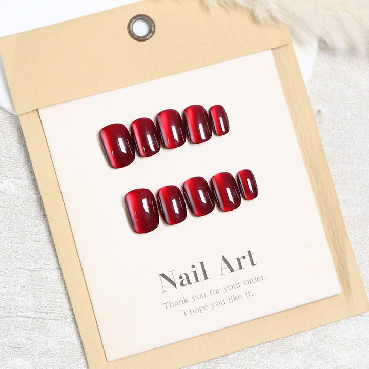 Artificial nail set with shiny and modern design Bowlift