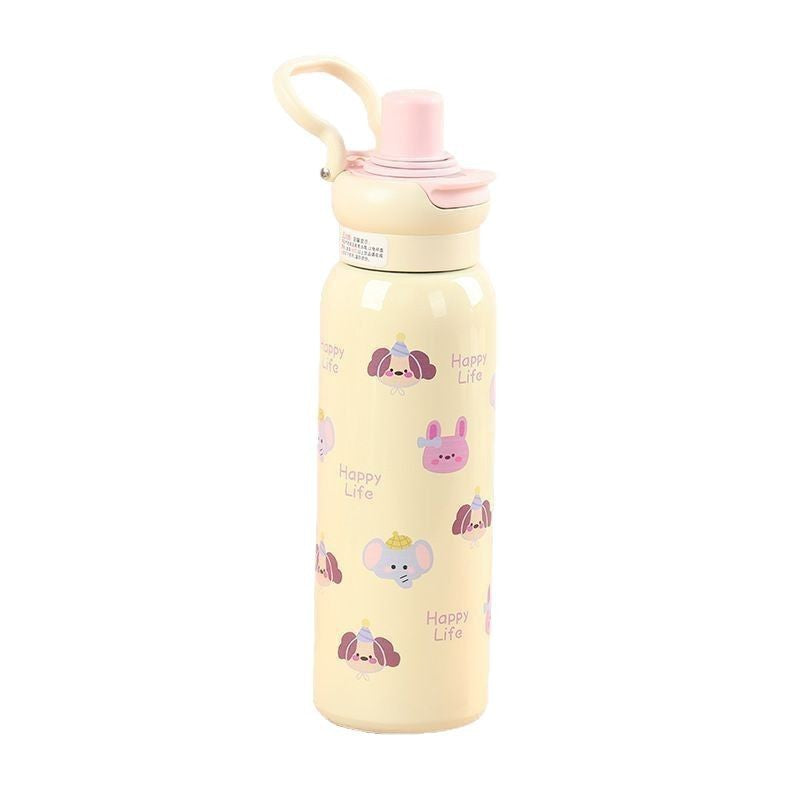 Women's Child-Friendly Stainless Steel Water Bottle Bowlift