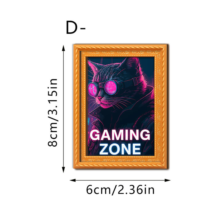Decorative cat art with futuristic design Bowlift