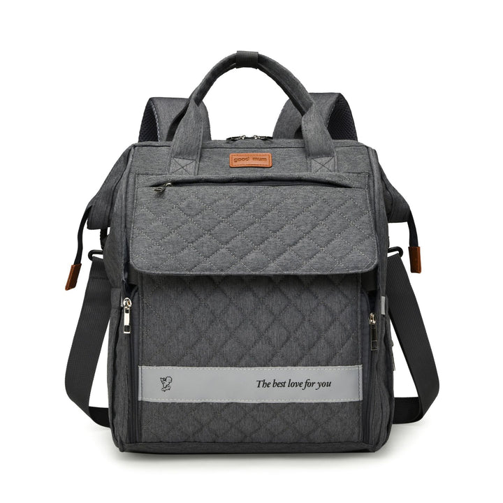 Quilted Multi-Purpose Backpack Bowlift