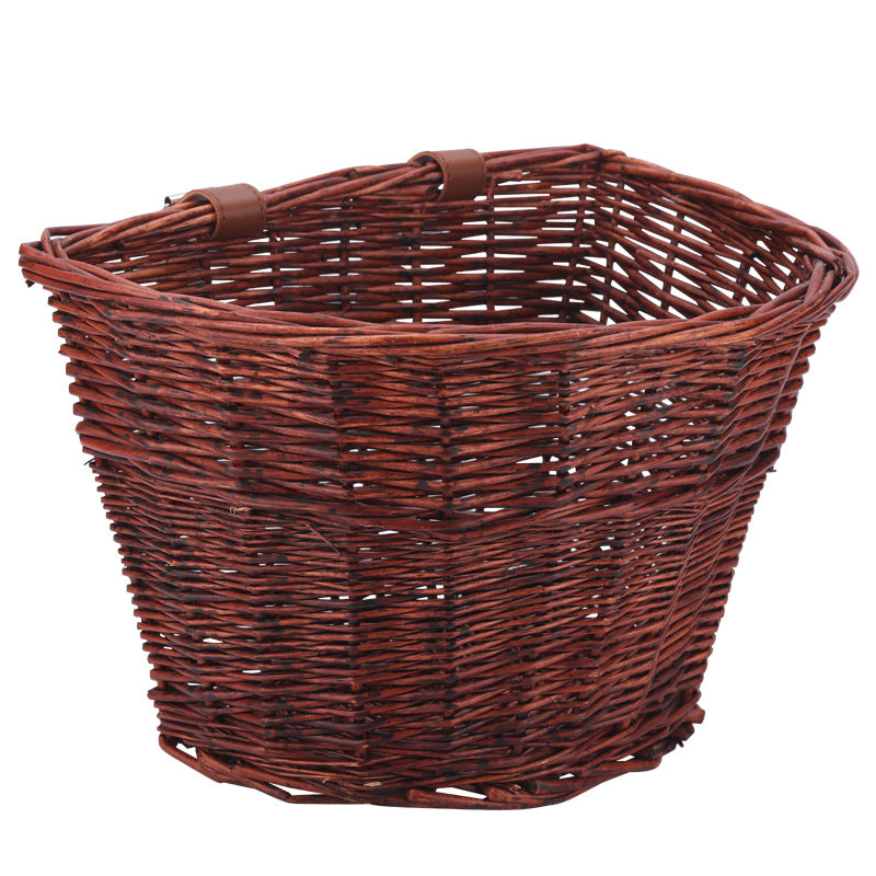 Woven Bicycle Carrier Basket Bowlift
