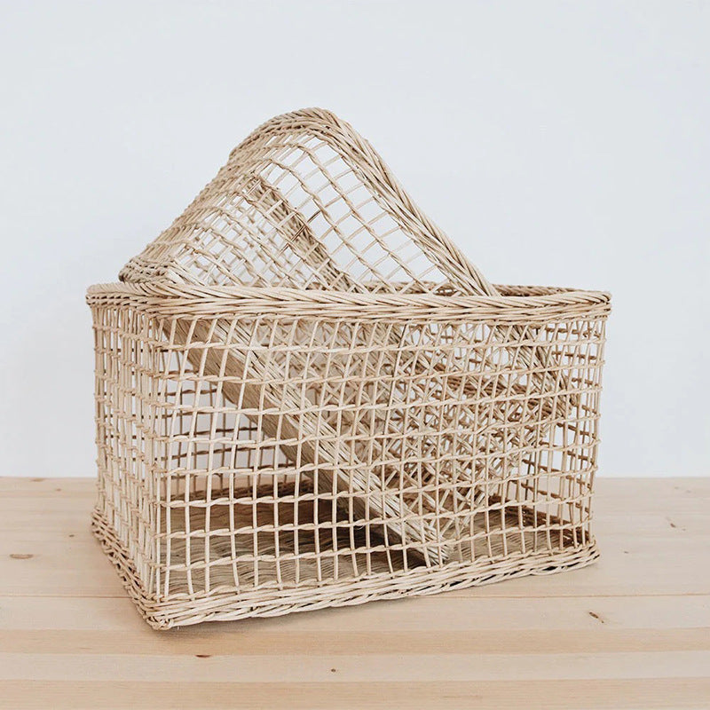 Storage basket with woven design Bowlift