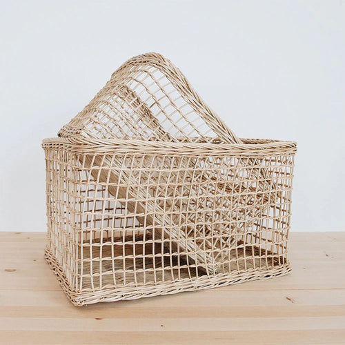 Storage basket with woven design Bowlift