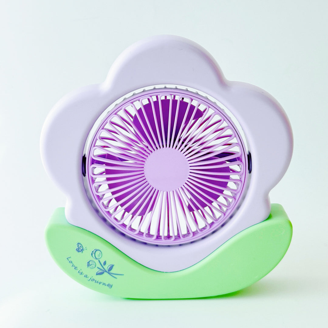 Unisex Portable Mini-Fan in Flower Design Bowlift