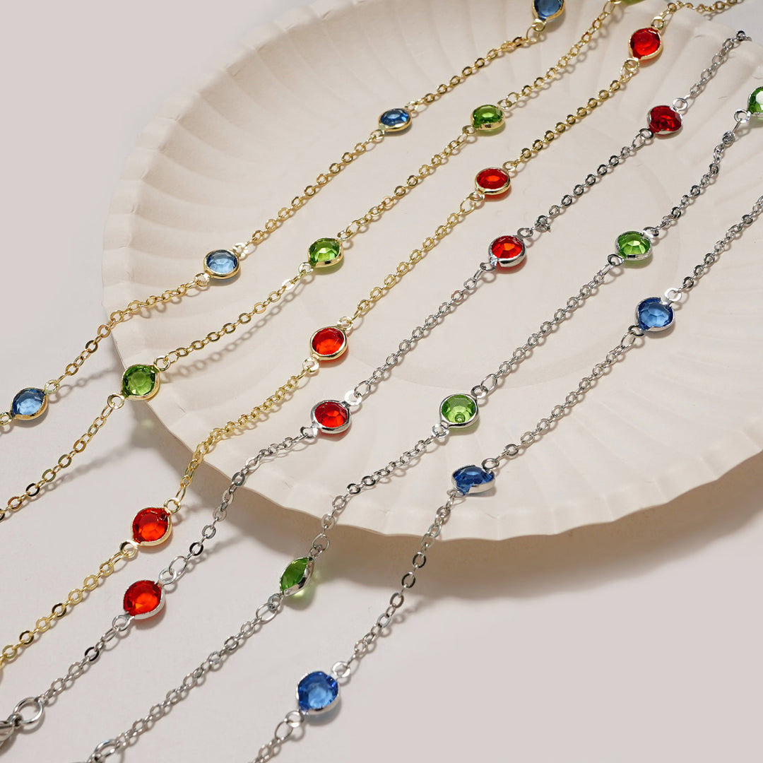 Gemstone-Studded Eyewear Holder Bowlift