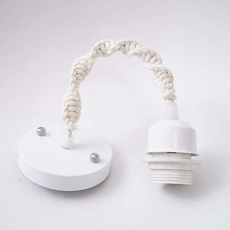 Macramé Pendant Light Shade Bowlift