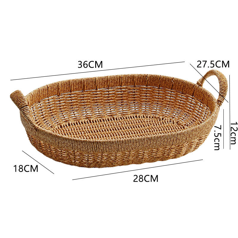 Handcrafted Decorative Woven Storage Basket Bowlift