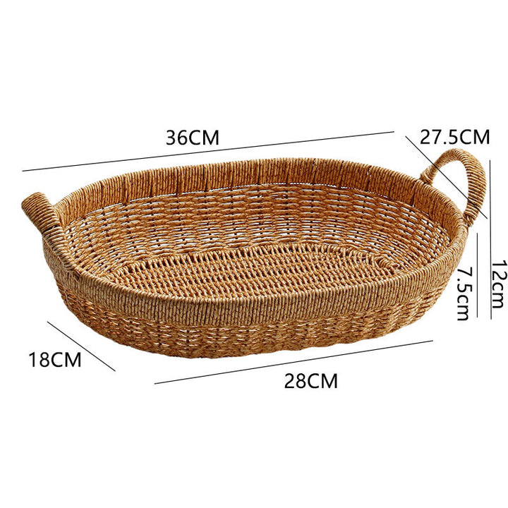 Handcrafted Decorative Woven Storage Basket Bowlift