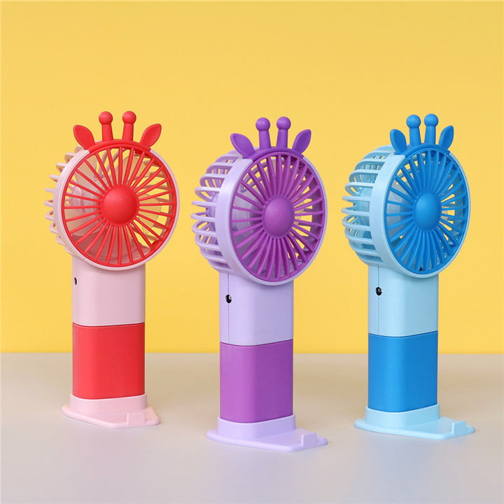 Unisex Portable Hand Fan in Playful Cat Design Bowlift