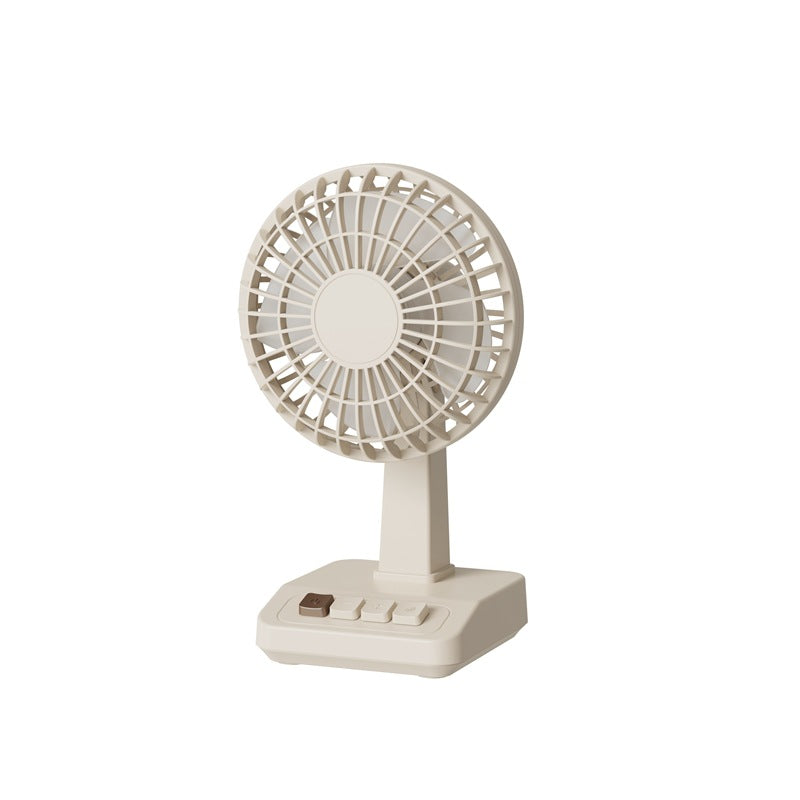 Unisex nano compact battery table fan with USB charging function quiet operation adjustable tilt angle Bowlift