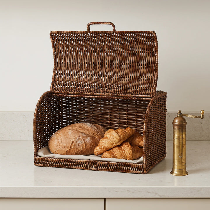 Bread basket with lid Bowlift