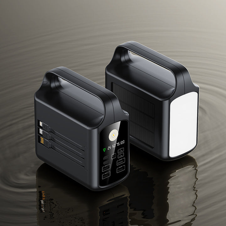 Portable Solar Powerbank with Multifunctional Charging Function Bowlift
