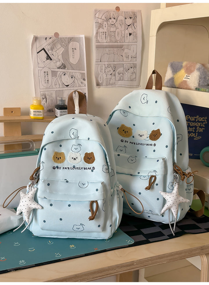 Cute Illustrated Animal-Themed Backpack
